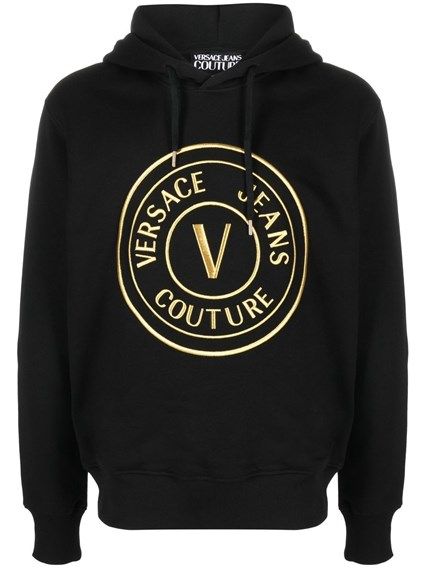 Versace Jeans Chic svart hettegenser