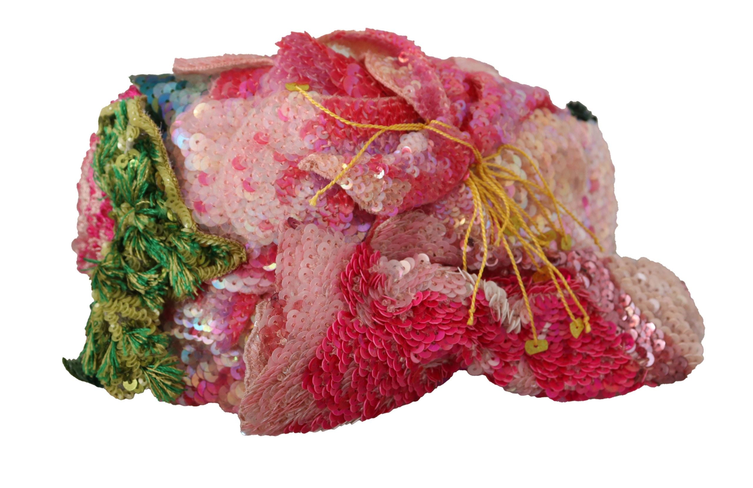 Dolce &amp; Gabbana Flerfarget Paljettbesatt Lurex Svart Hårpannebånd