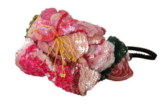 Dolce &amp; Gabbana Flerfarget Paljettbesatt Lurex Svart Hårpannebånd