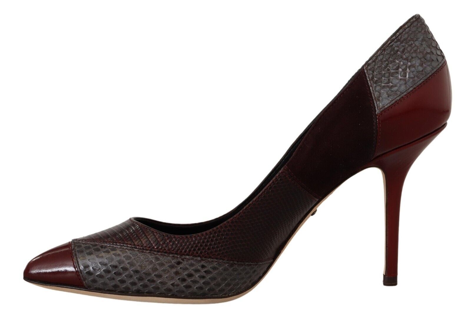 Flerfärgade Exotiska Läderklackar Pumps Skor
