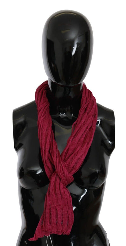 John Galliano Bordeaux Hals Omslagssjal Foulard Skjerf