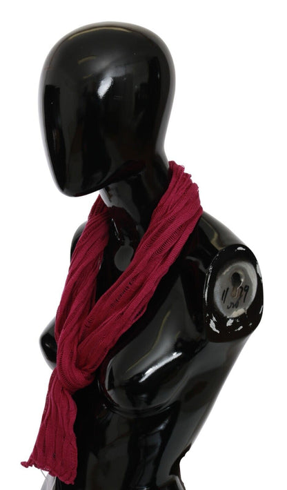 John Galliano Bordeaux Hals Omslagssjal Foulard Skjerf