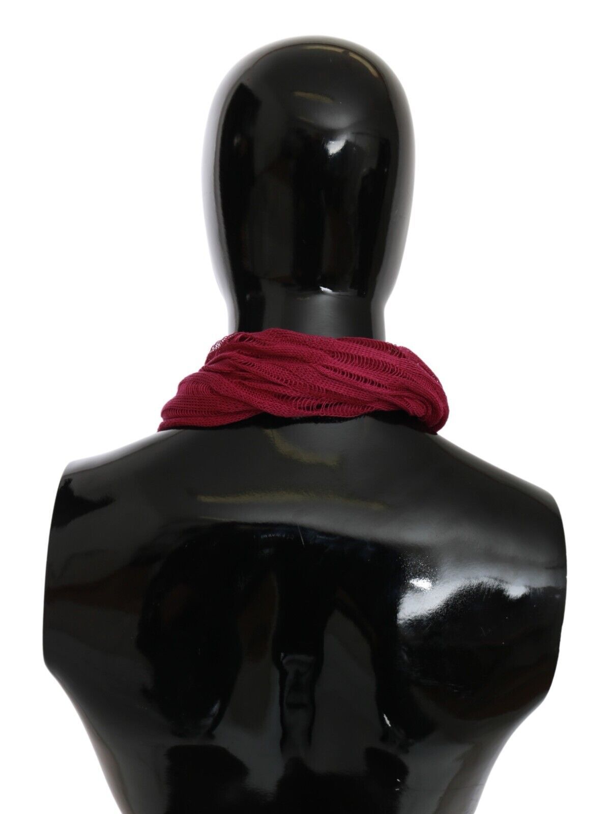 John Galliano Bordeaux Hals Omslagssjal Foulard Skjerf