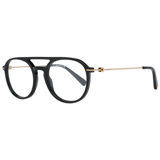 Dsquared² eleganta svarta designerglasögon med helbåge