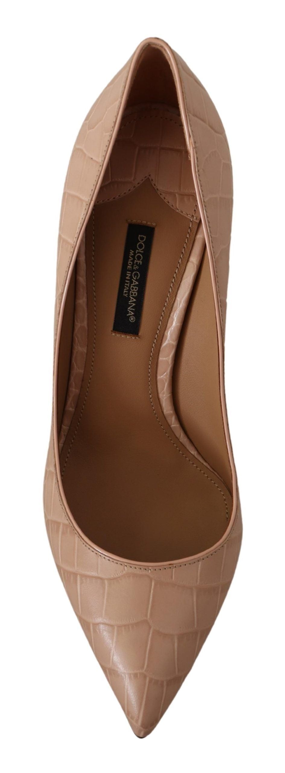 Beige Nude Läder BELLUCCI Klackskor Pumps