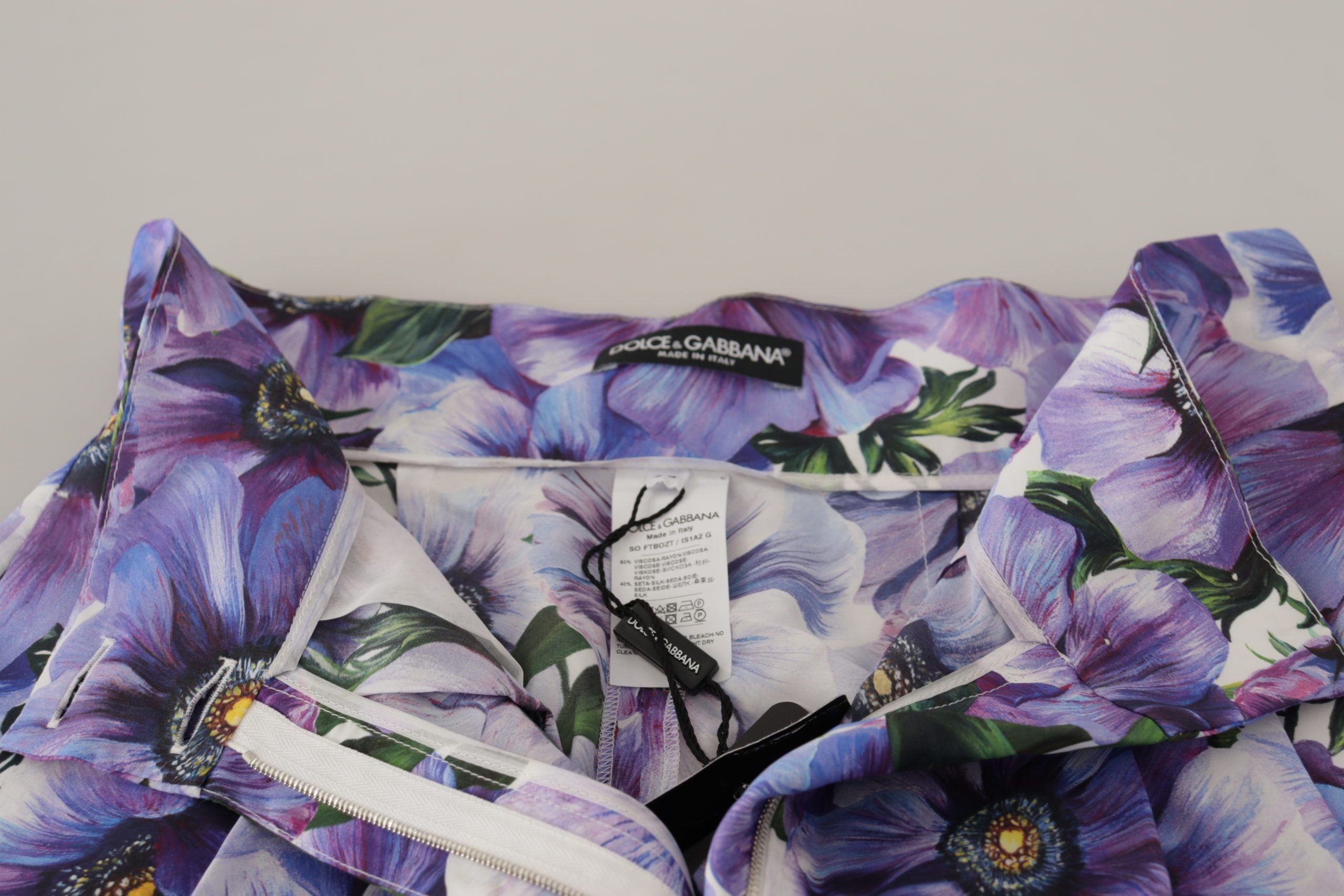 Lila Anemone Höga Hotpants Shorts