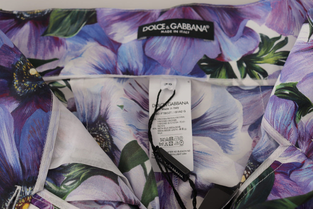Lila Anemone Höga Hotpants Shorts