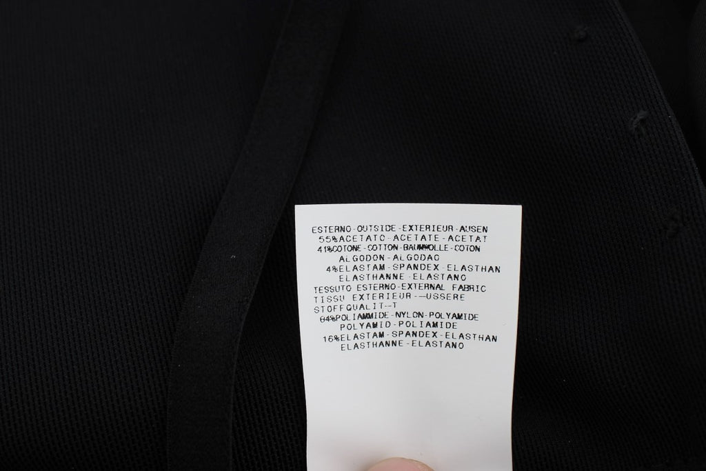 Svart tanktopbluse til fest og kveld