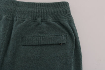 Dolce &amp; Gabbana Gröna Cashmere Träningsbyxor