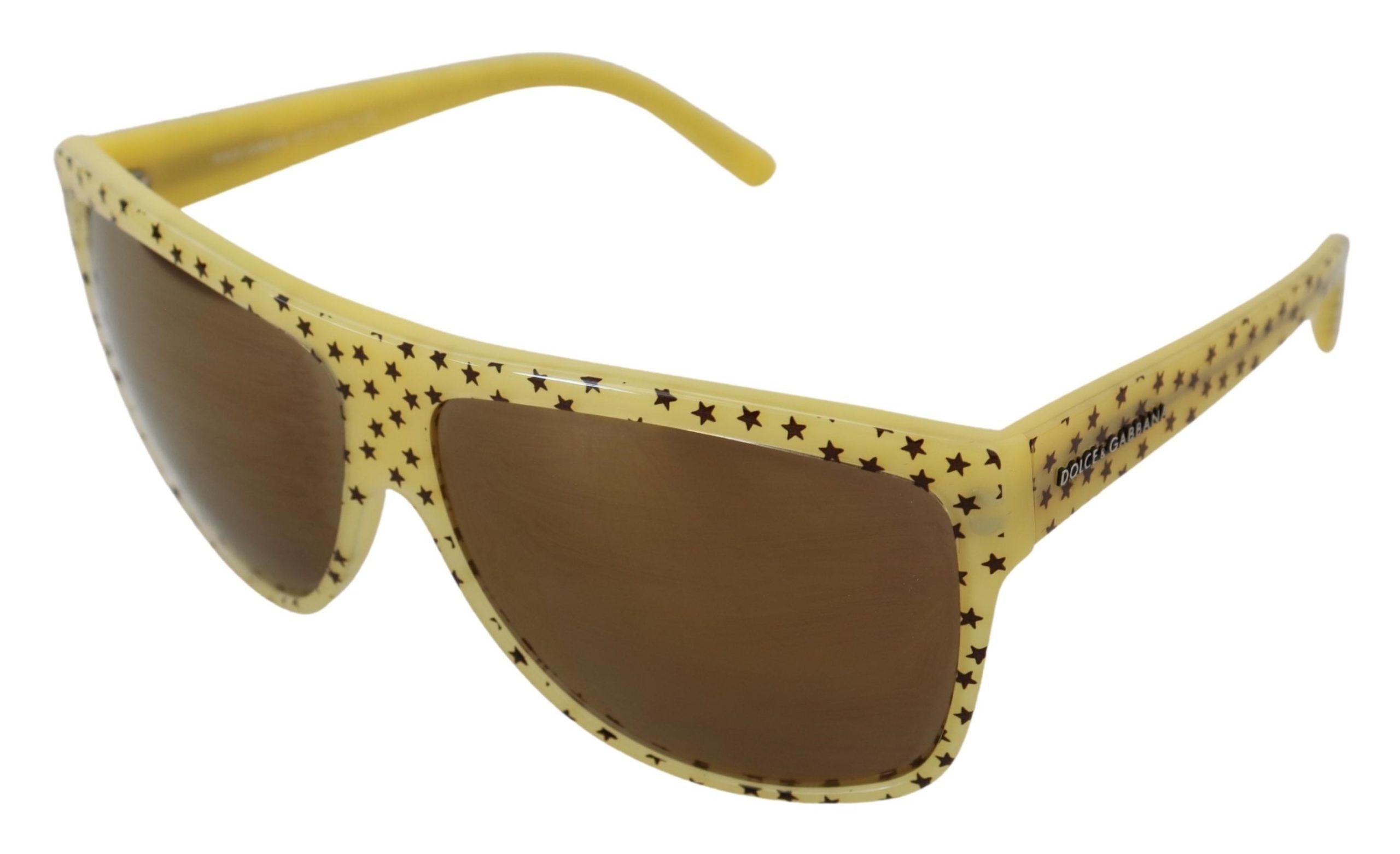 Gula stjärnor Acetat Fyrkantiga Shades DG4125 Solglasögon