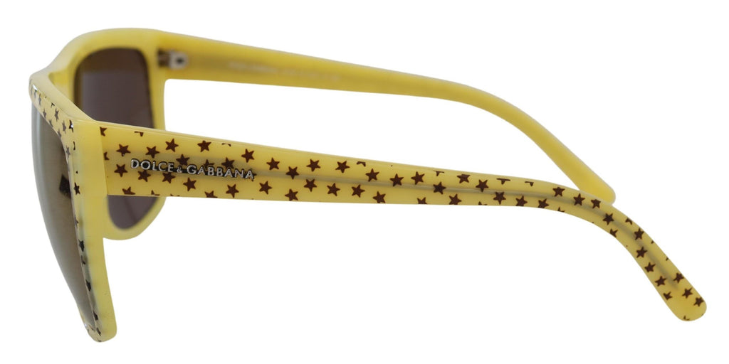 Gula stjärnor Acetat Fyrkantiga Shades DG4125 Solglasögon