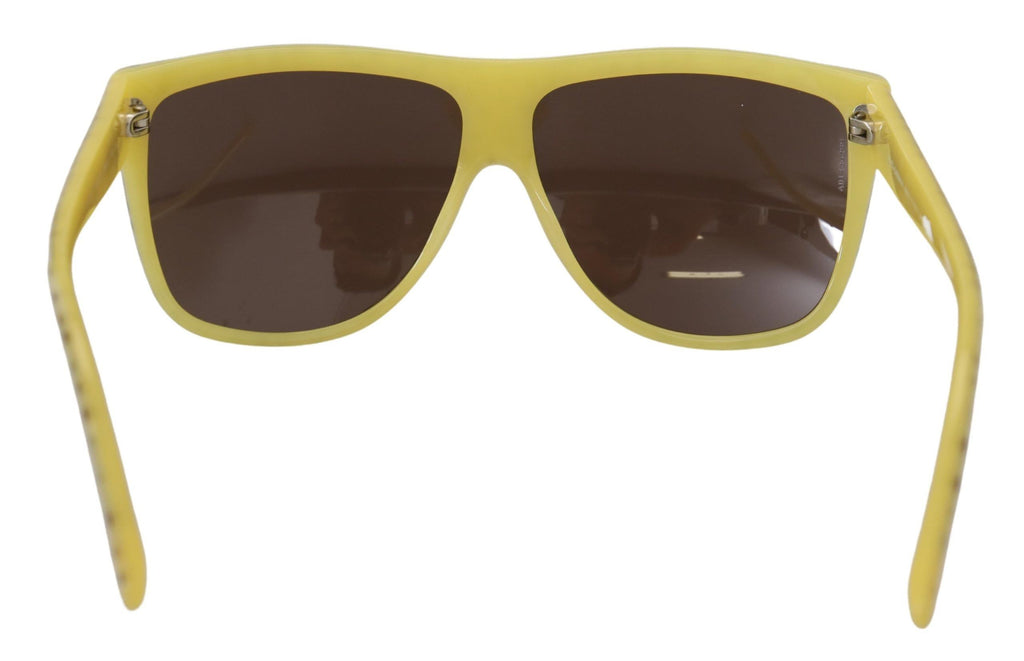 Gula stjärnor Acetat Fyrkantiga Shades DG4125 Solglasögon