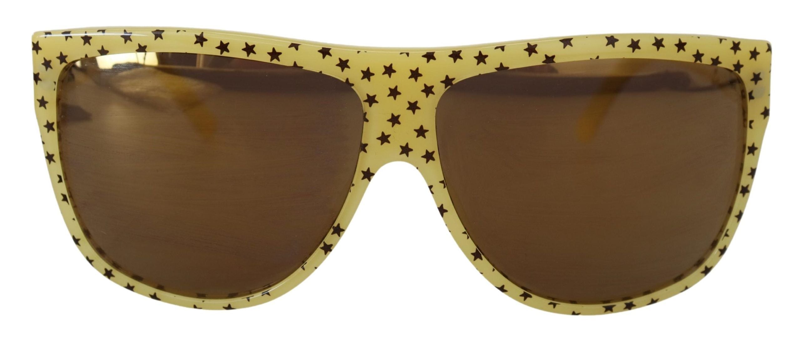 Gula stjärnor Acetat Fyrkantiga Shades DG4125 Solglasögon