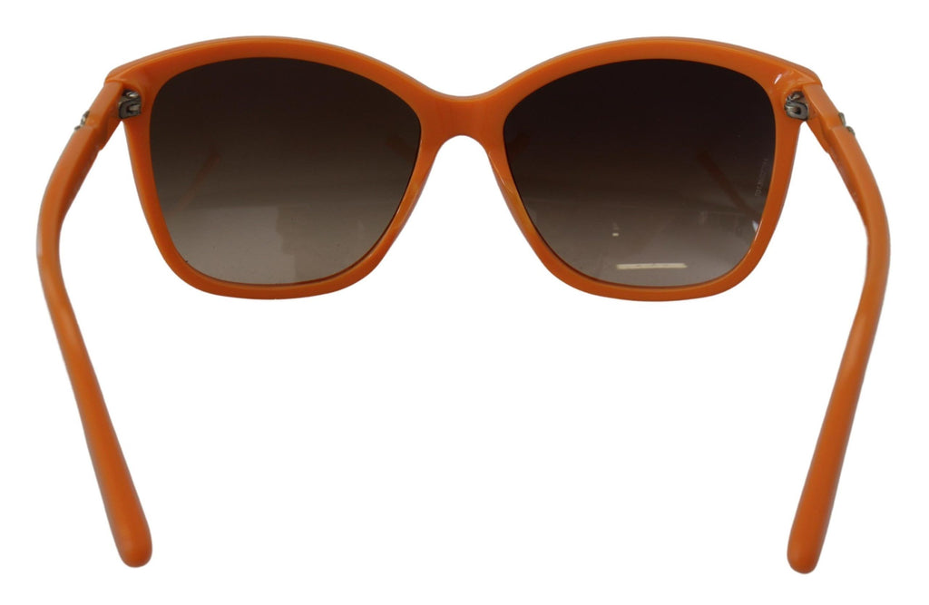 Orangea Acetatbågar Runda Solglasögon DG4170PM