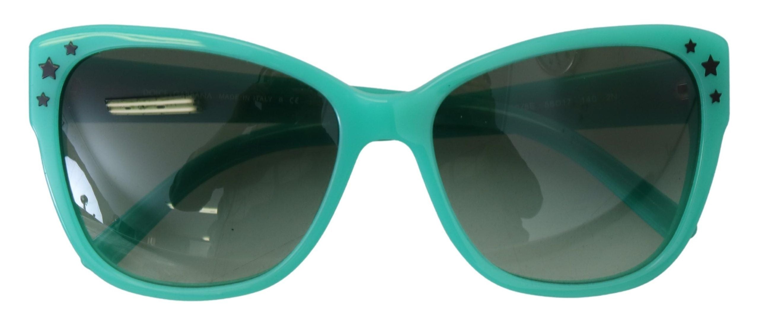 Gröna stjärnor Acetat Fyrkantiga Shades DG4124 Solglasögon