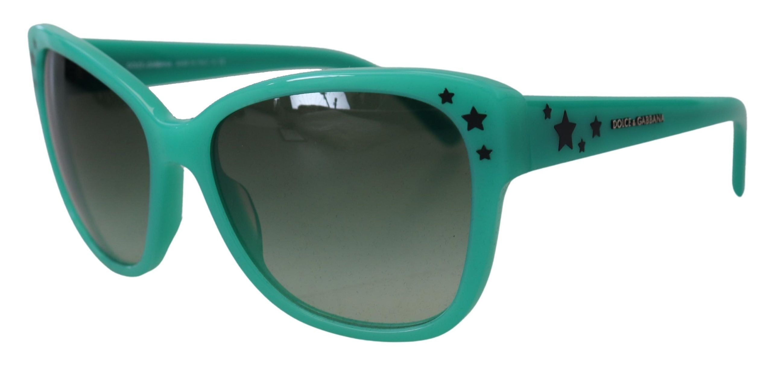 Gröna stjärnor Acetat Fyrkantiga Shades DG4124 Solglasögon
