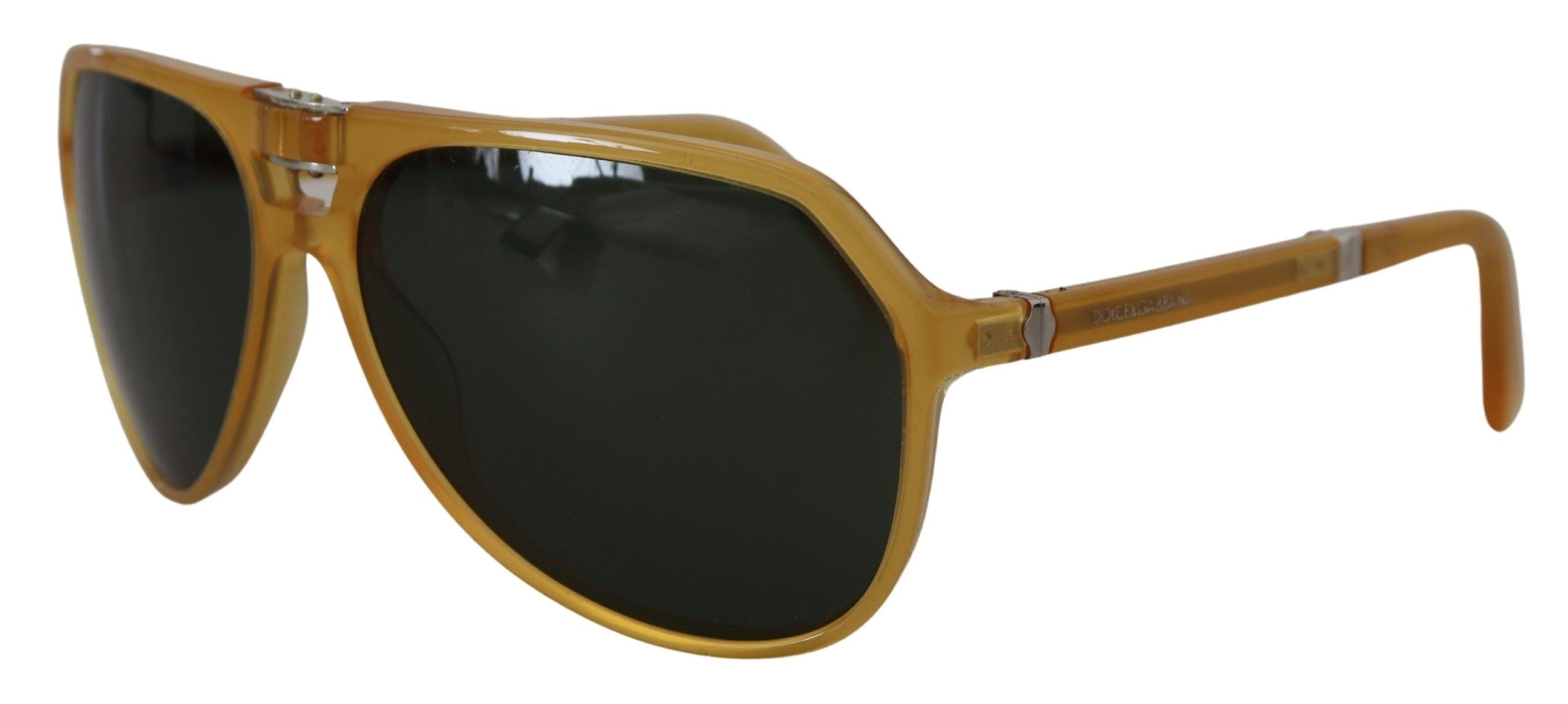 Gula Acetat Svarta Linser Aviator DG4196 Solglasögon
