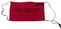 Dolce & Gabbana Red Cotton Pleated Elastic Ear Strap One Size Face Mask