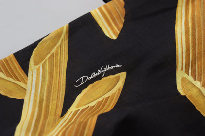 Dolce &amp; Gabbana Svart Casual Penne Rigate Linneskjorta