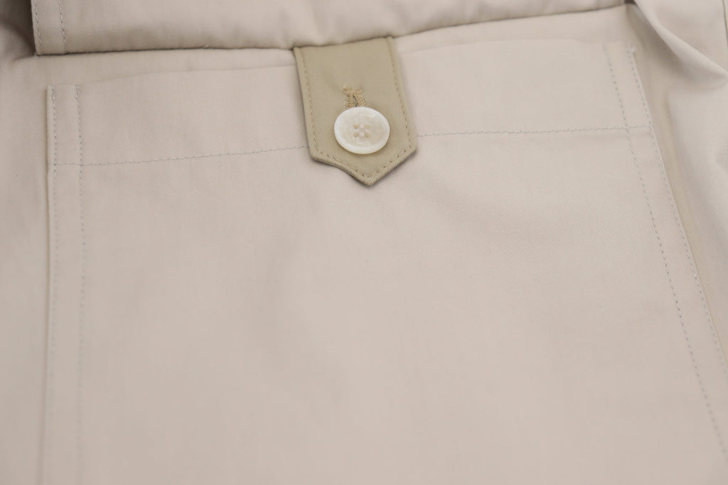 Beige bomullsbyxor för kvinnor