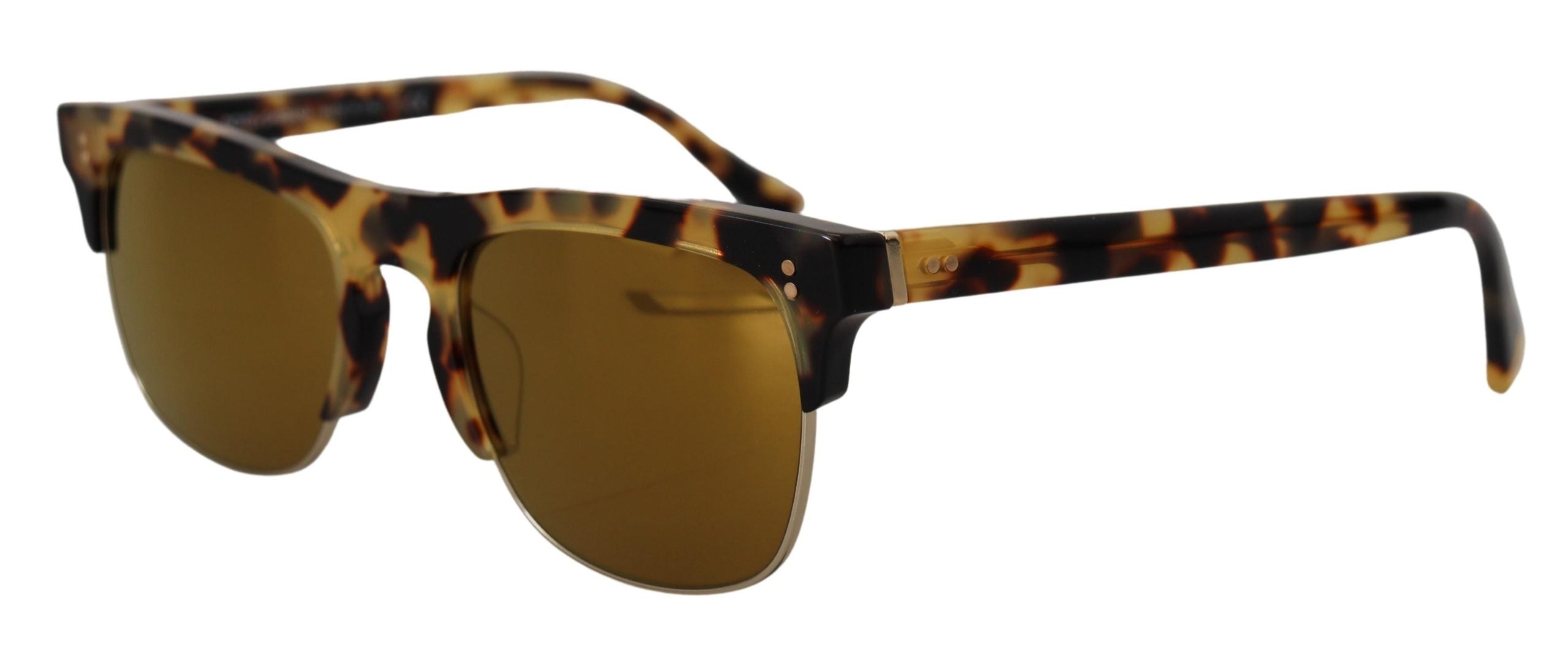 Bruna Guld Acetat Havana DG430A Solglasögon