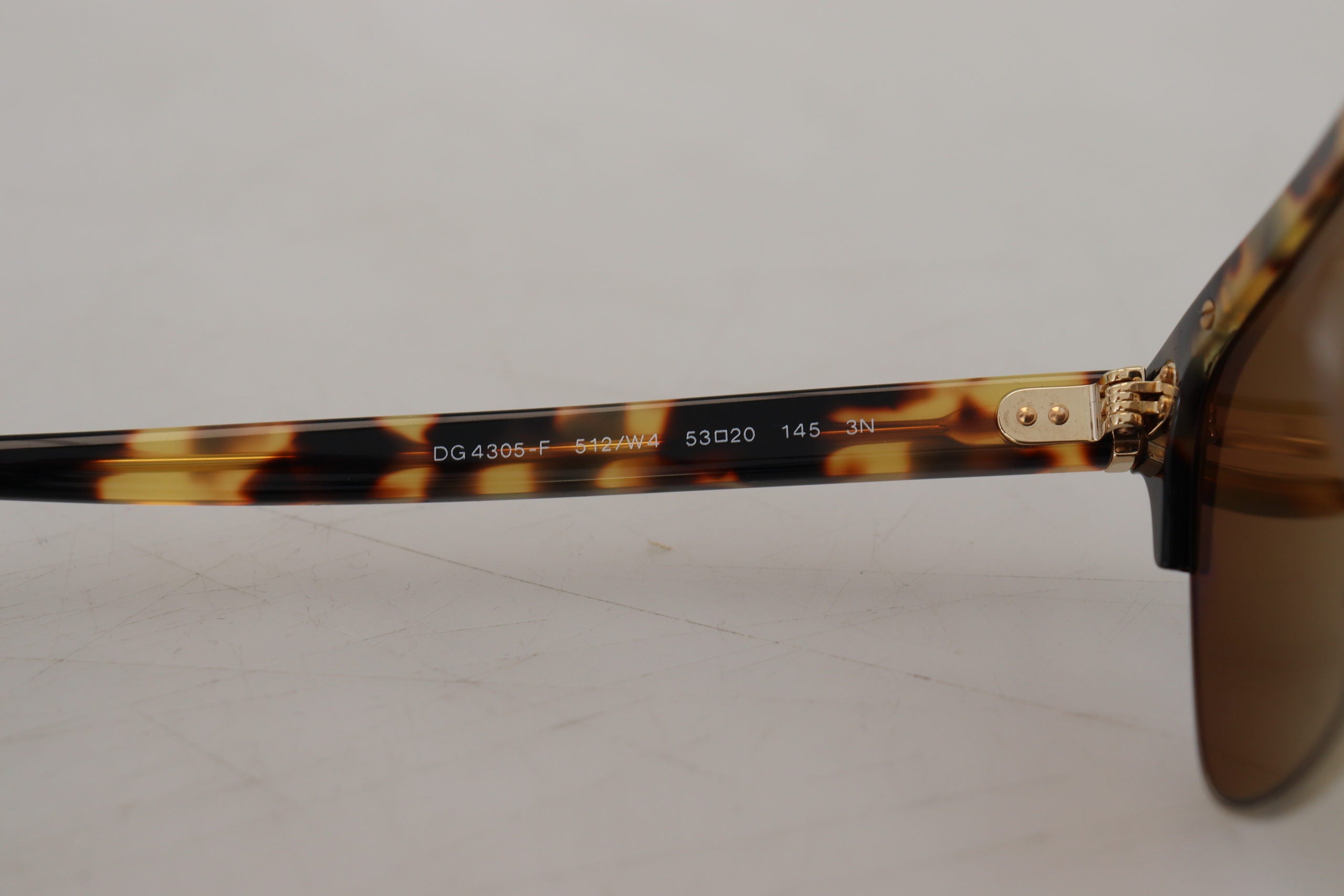 Bruna Guld Acetat Havana DG430A Solglasögon