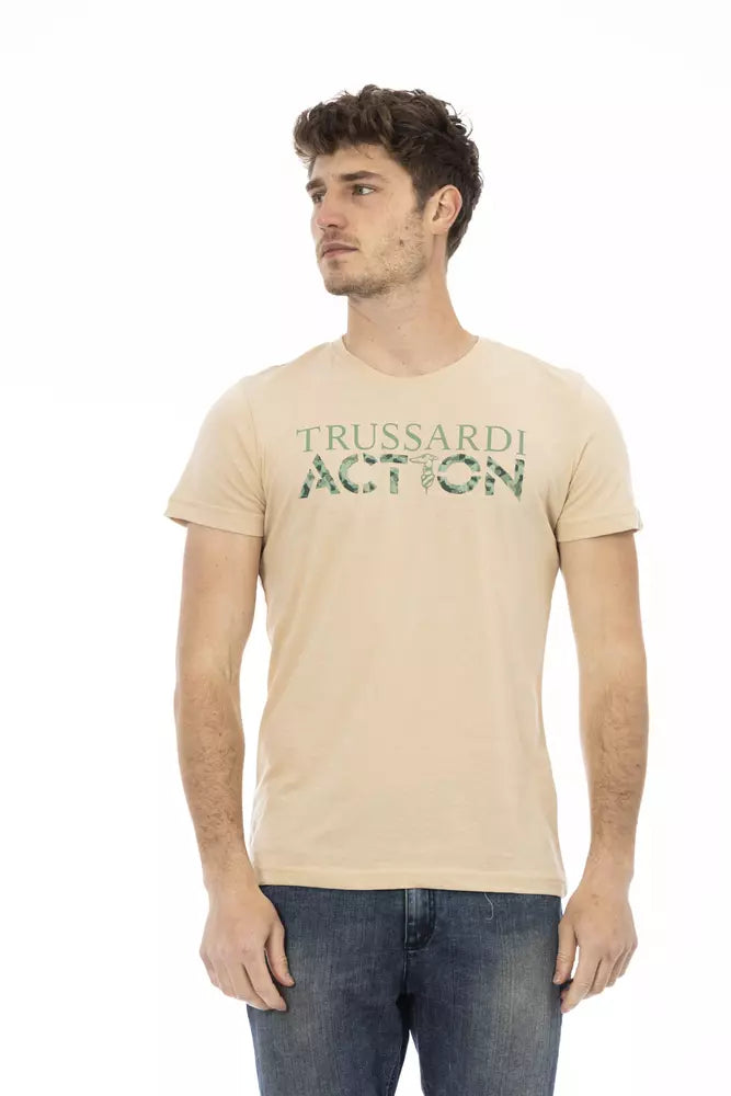 Trussardi Action Beige Bomull Herre T-skjorte