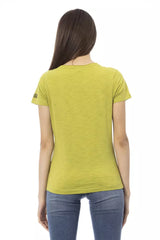 Trussardi Action Green Cotton Women T-Shirt