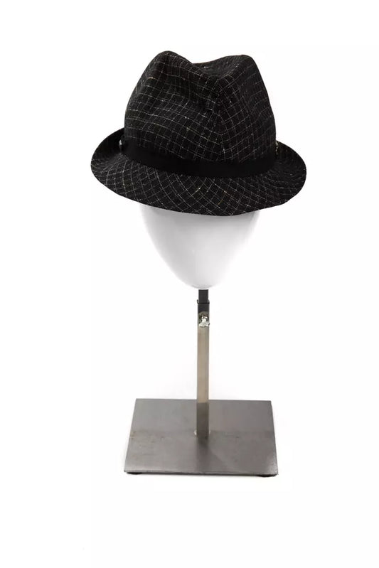 BYBLOS Svart Virgin Wool Damhatt