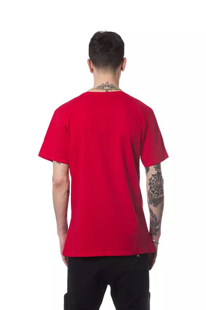 Nicolo Tonetto Röd Bomull Herr T-shirt