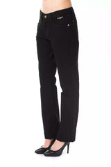 Ungaro Fever Black Cotton Women's Pant