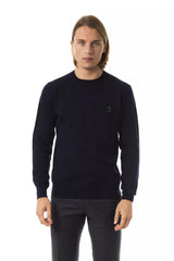 Uominitaliani Blue Merino Wool Men's Sweater