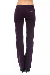 Ungaro Fever Purple Cotton Women Pant