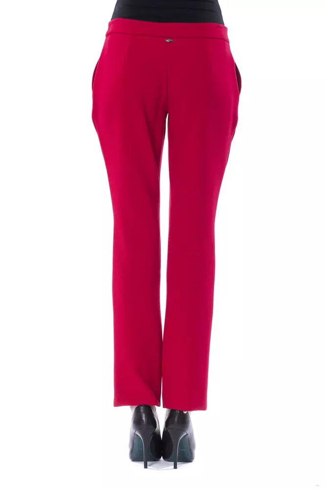 Fuchsia polyester dambyxor