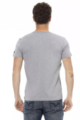 Trussardi Action Gray Cotton Men's T-Shirt
