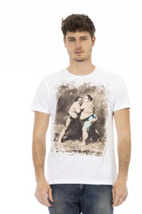 Trussardi Action White Cotton Men's T-Shirt