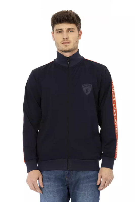 Automobili Lamborghini Blå Polyester Herregenser