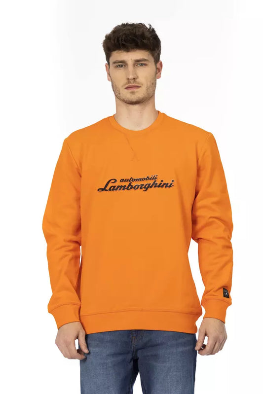 Automobili Lamborghini oransje bomull herregenser
