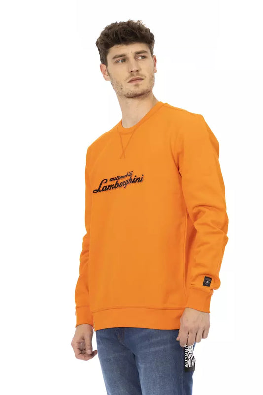 Automobili Lamborghini oransje bomull herregenser