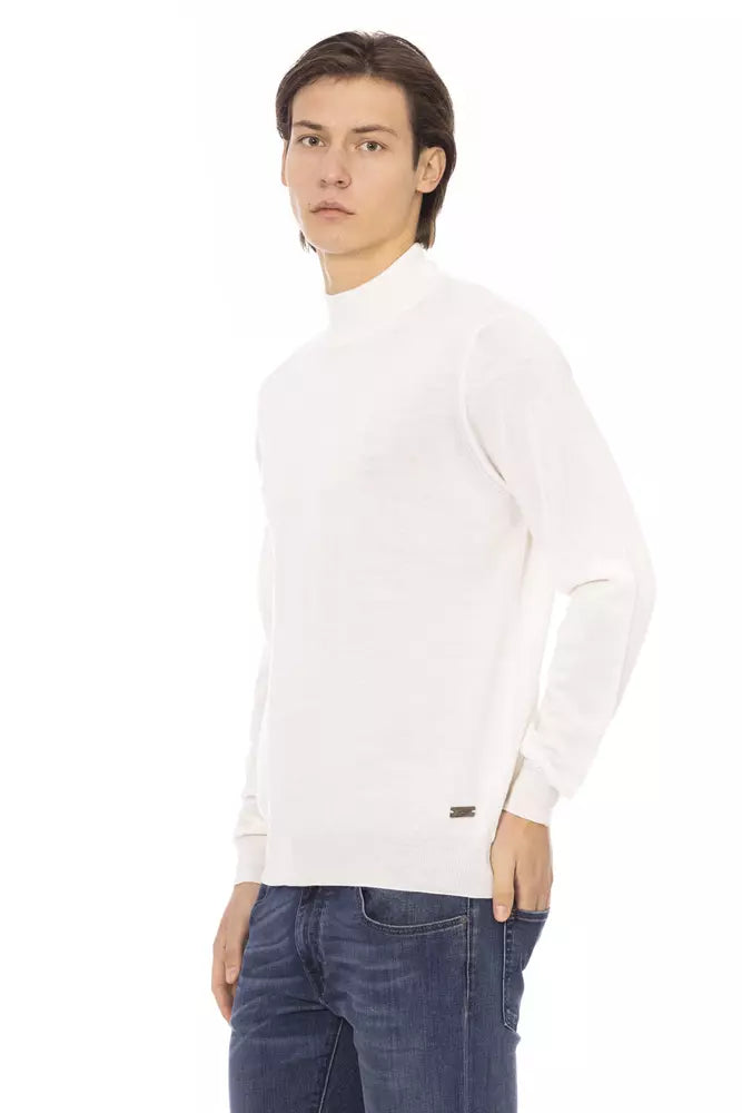 Baldinini Trend hvit stoff herregenser