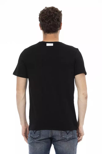 Bikkembergs svart bomulls-T-shirt för män