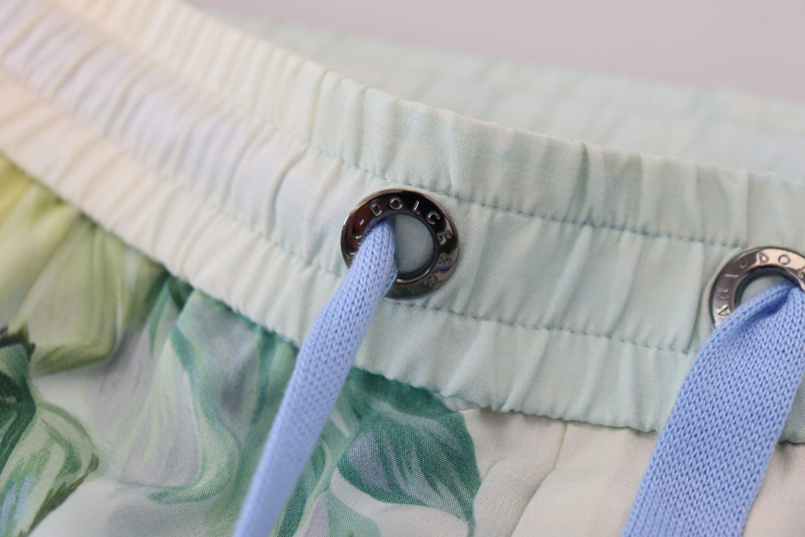 Dolce & Gabbana White Floral Printed Men Jogger Pants