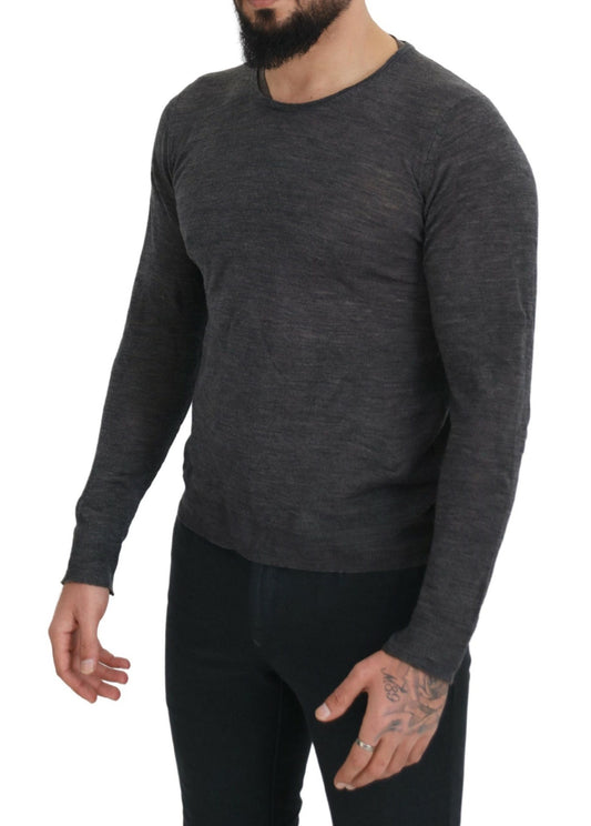 Costume National grå genser med rund hals