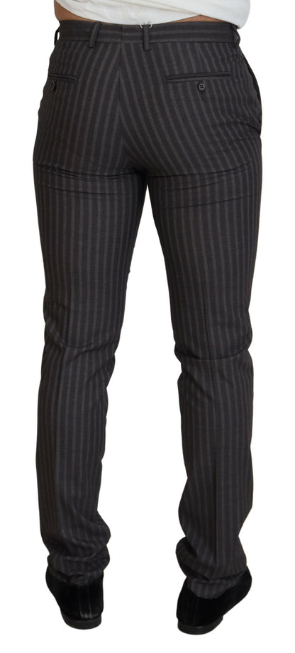 BENCIVENGA Bruna Randiga Slim Fit Herrbyxor