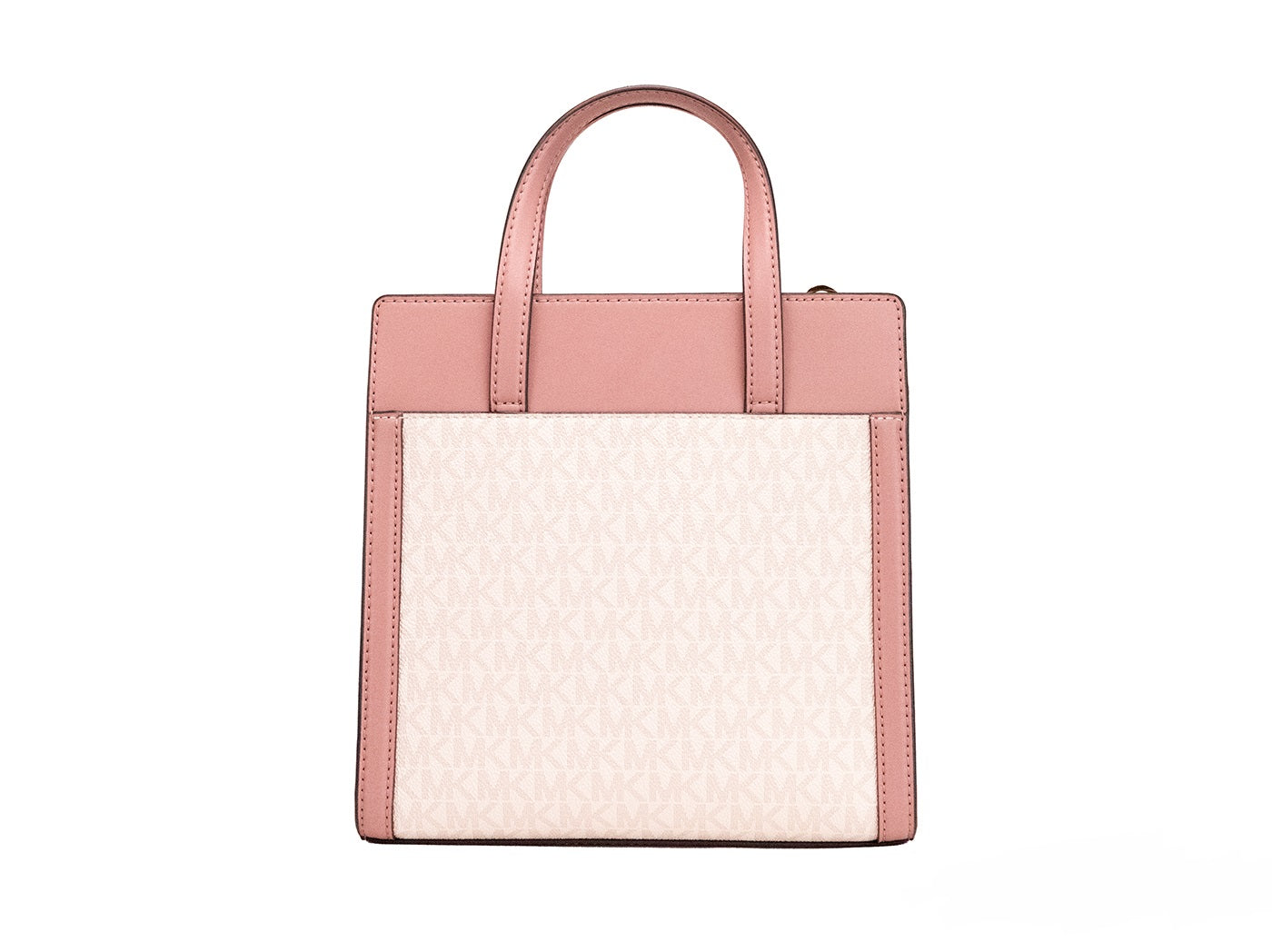 Cece liten rosa PVC North South Flap Tote Axelremsväska