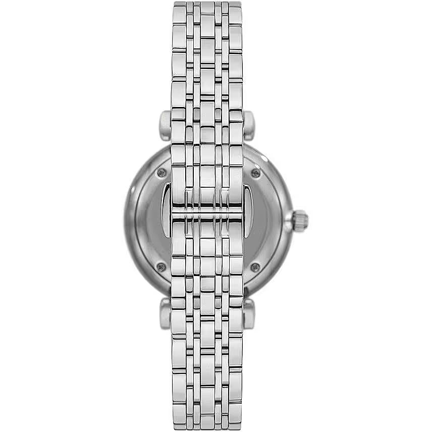 Elegant silverfärgad damklocka