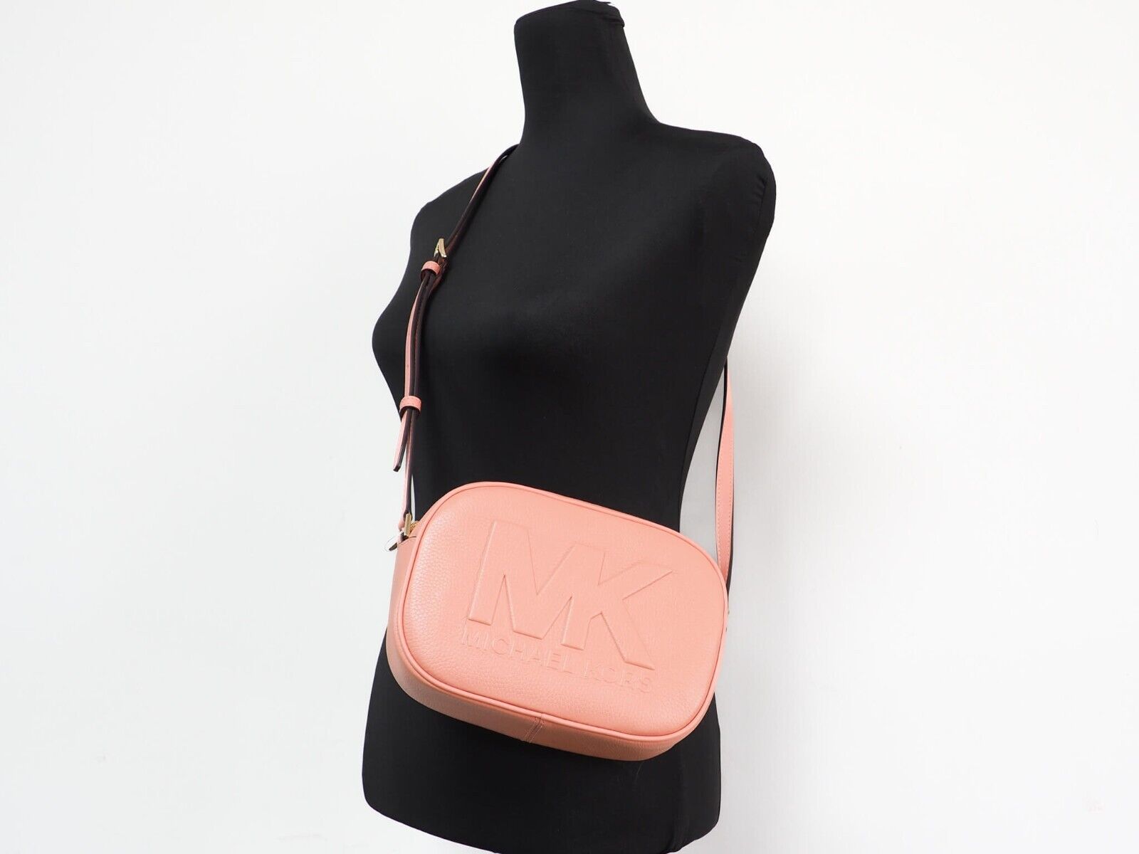 Jet Set Travel Medium Sherbert Läder Oval Kamera Axelväska