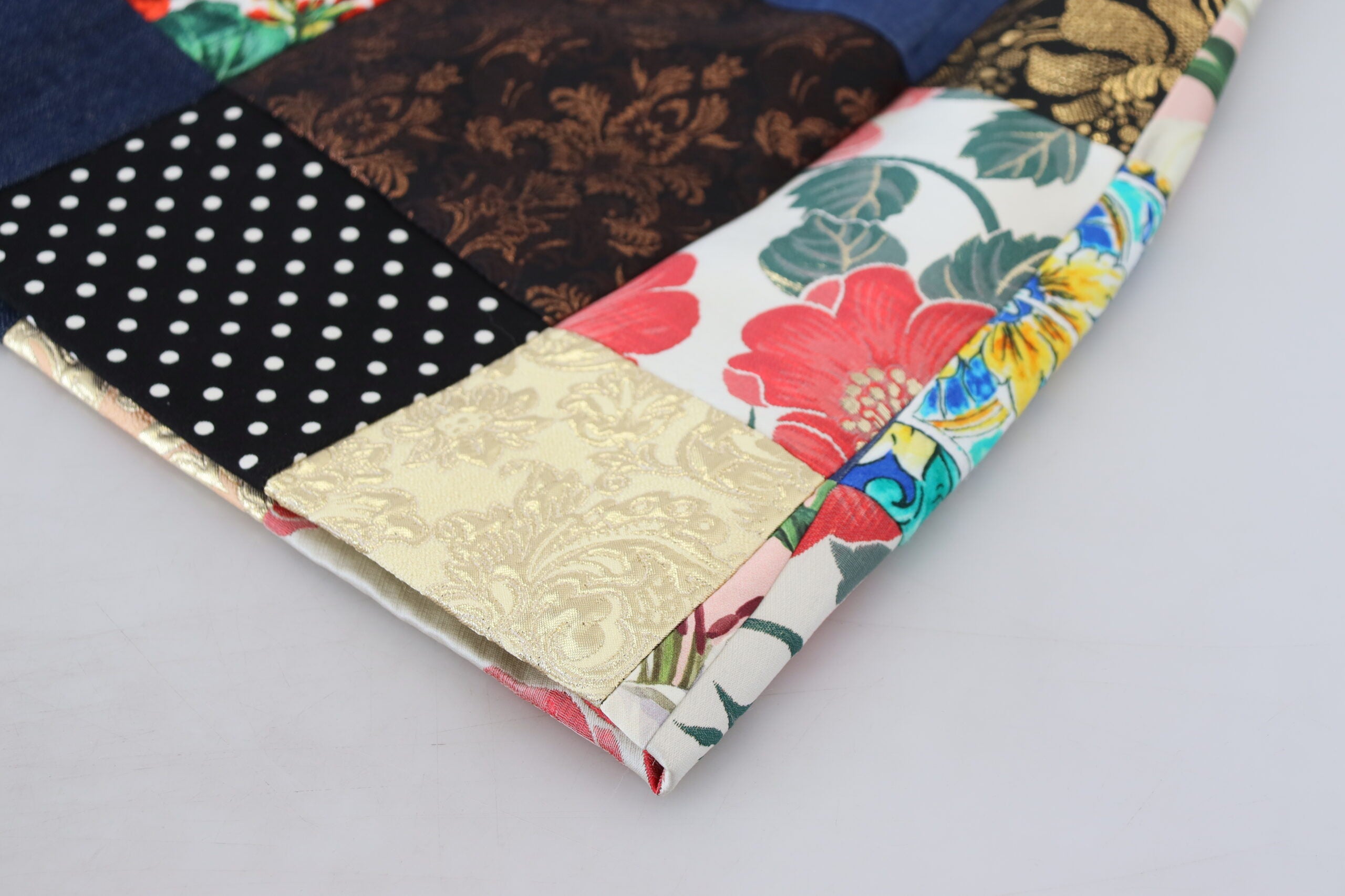 Flerfärgad Majolica Patchwork Minikjol