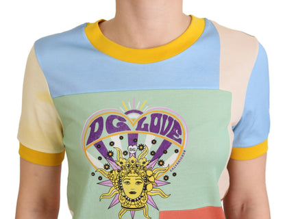 Dolce &amp; Gabbana Flerfarget Bomull DG Kjærlighet Patchwork