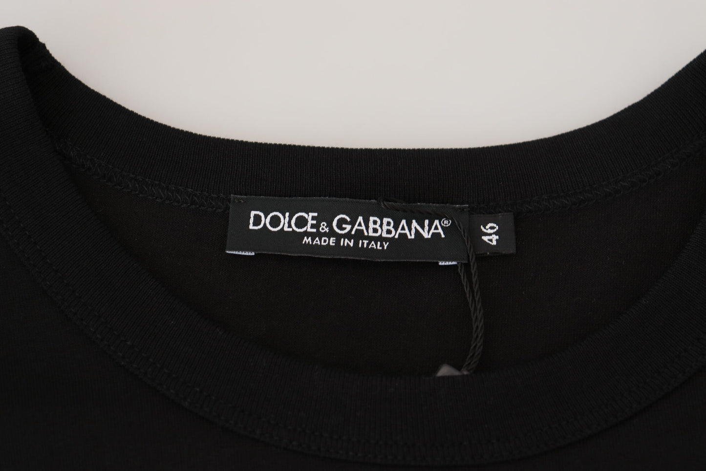 Dolce &amp; Gabbana svart Sneak Peek bomull kortärmad t-shirt